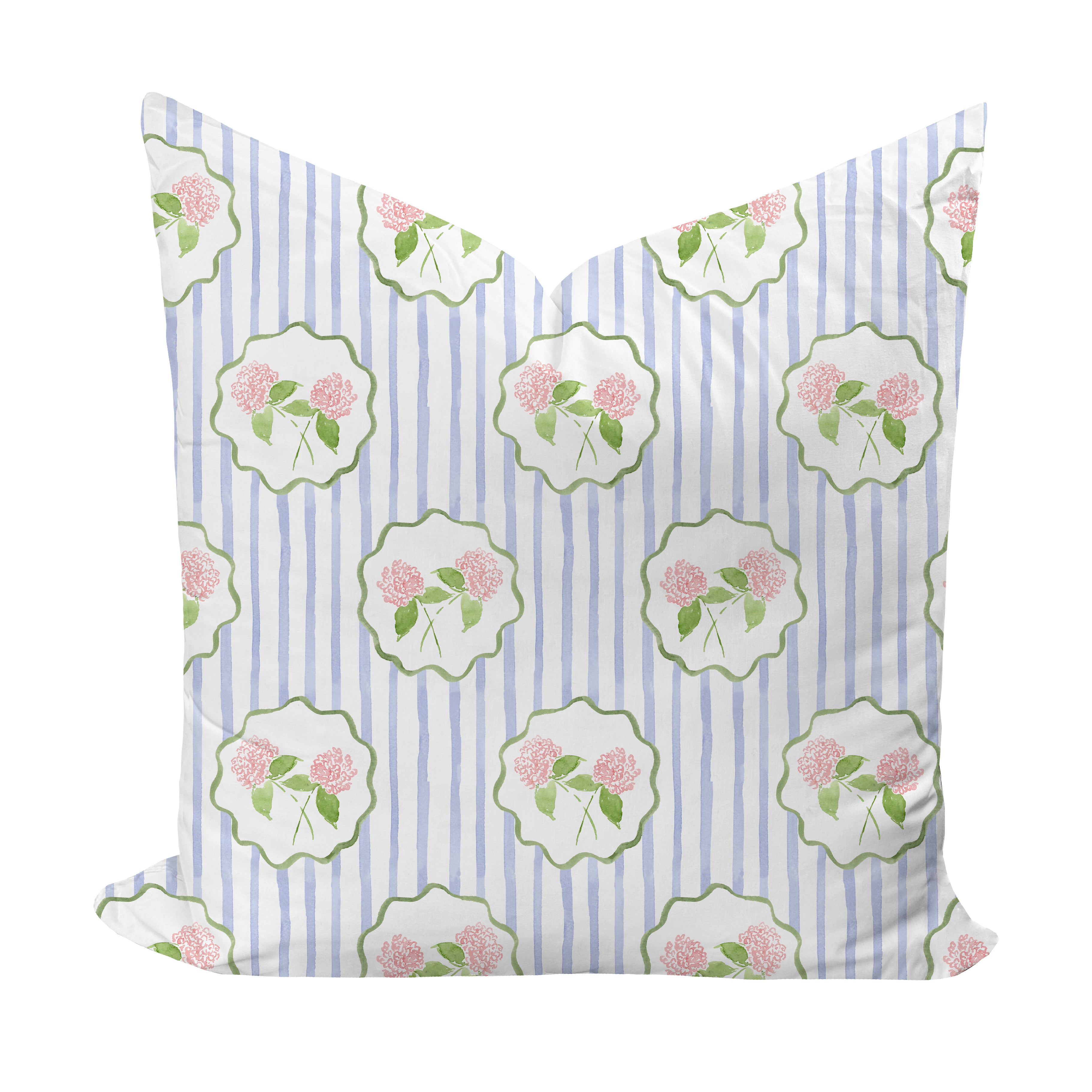 Blakeley in periwinkle by Camilla Moss Pillow Cover