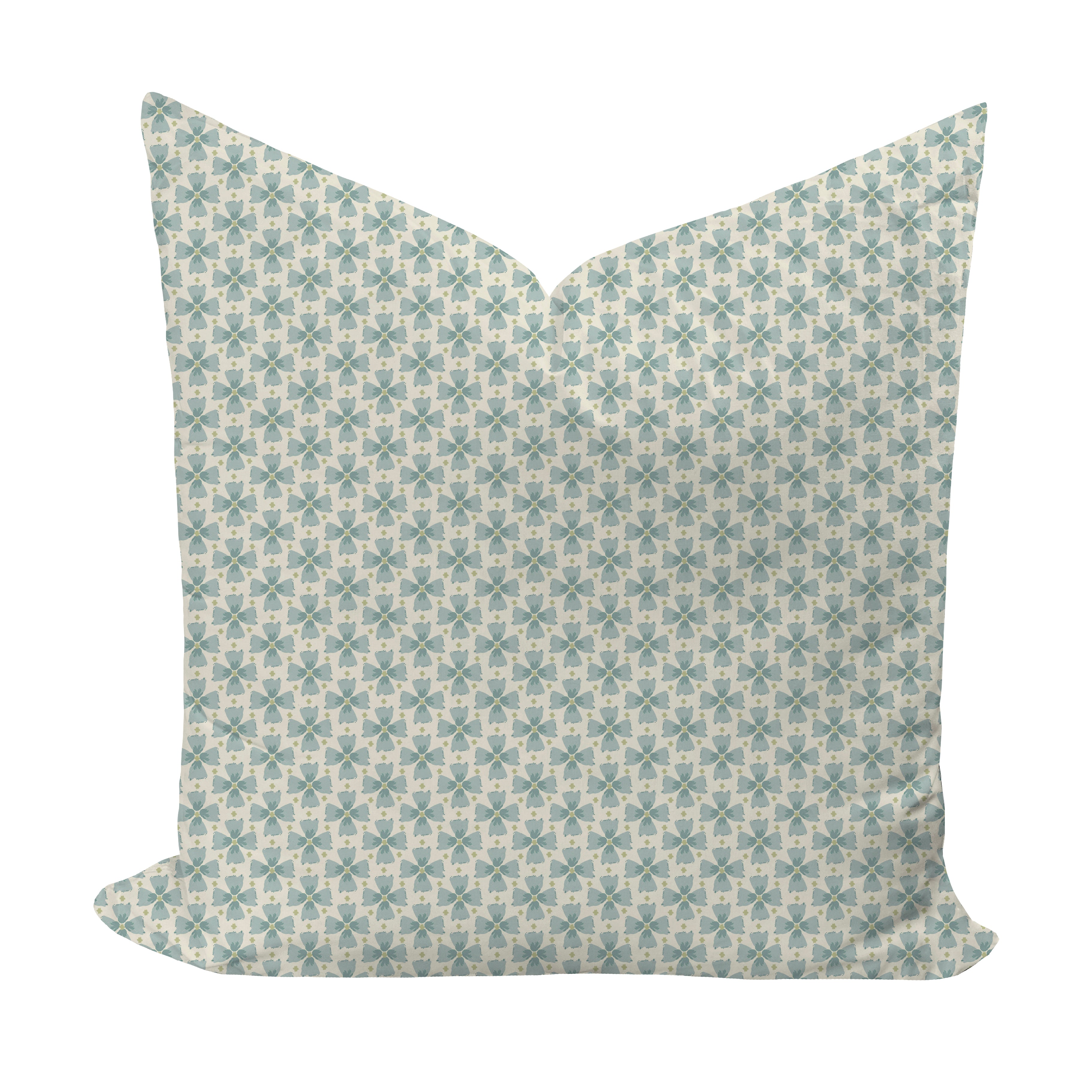 Annie by Camilla Moss in Tidal Blue Pillow Cover