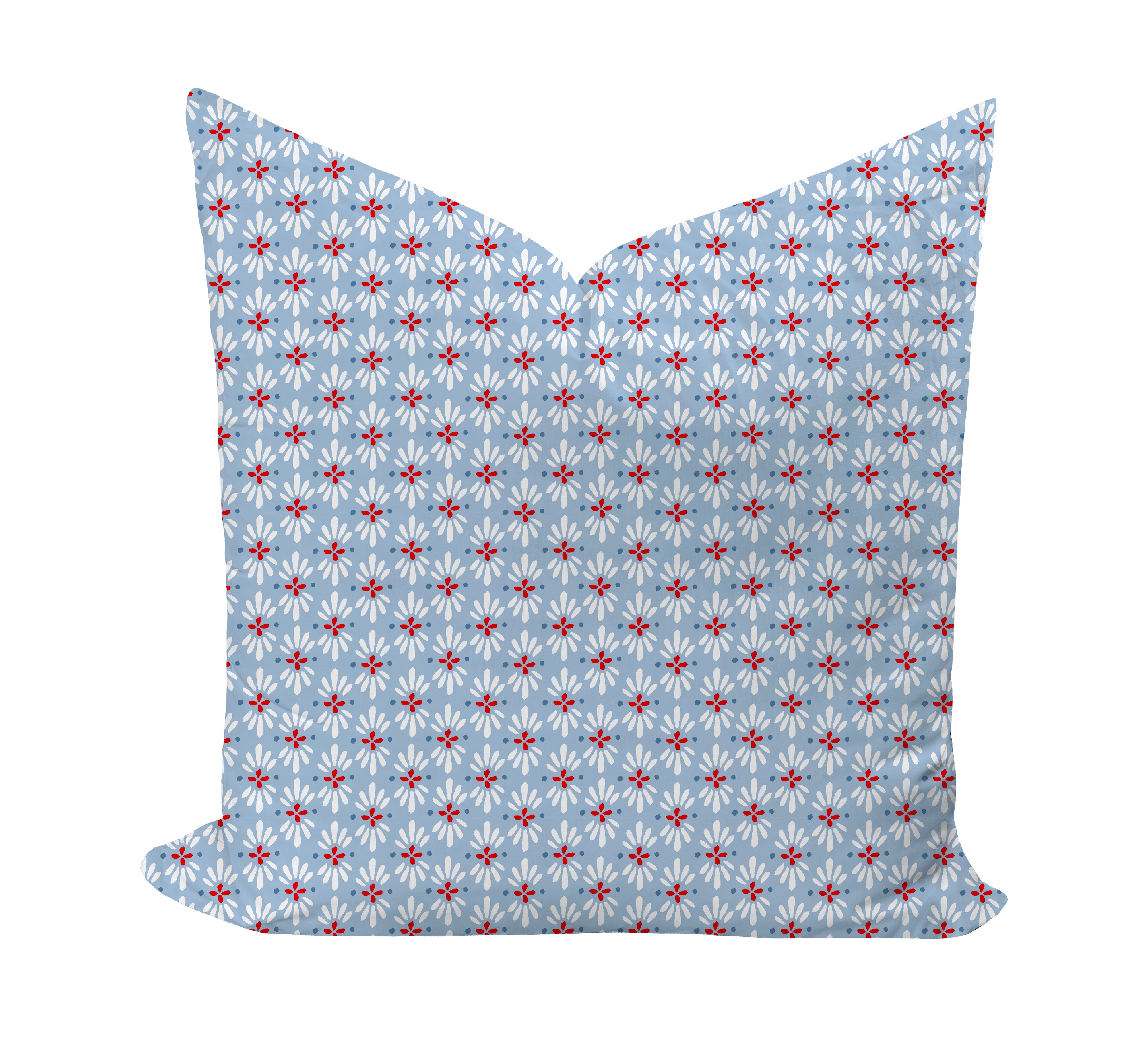 Betts in Light Blue by Camilla Moss Pillow Cover