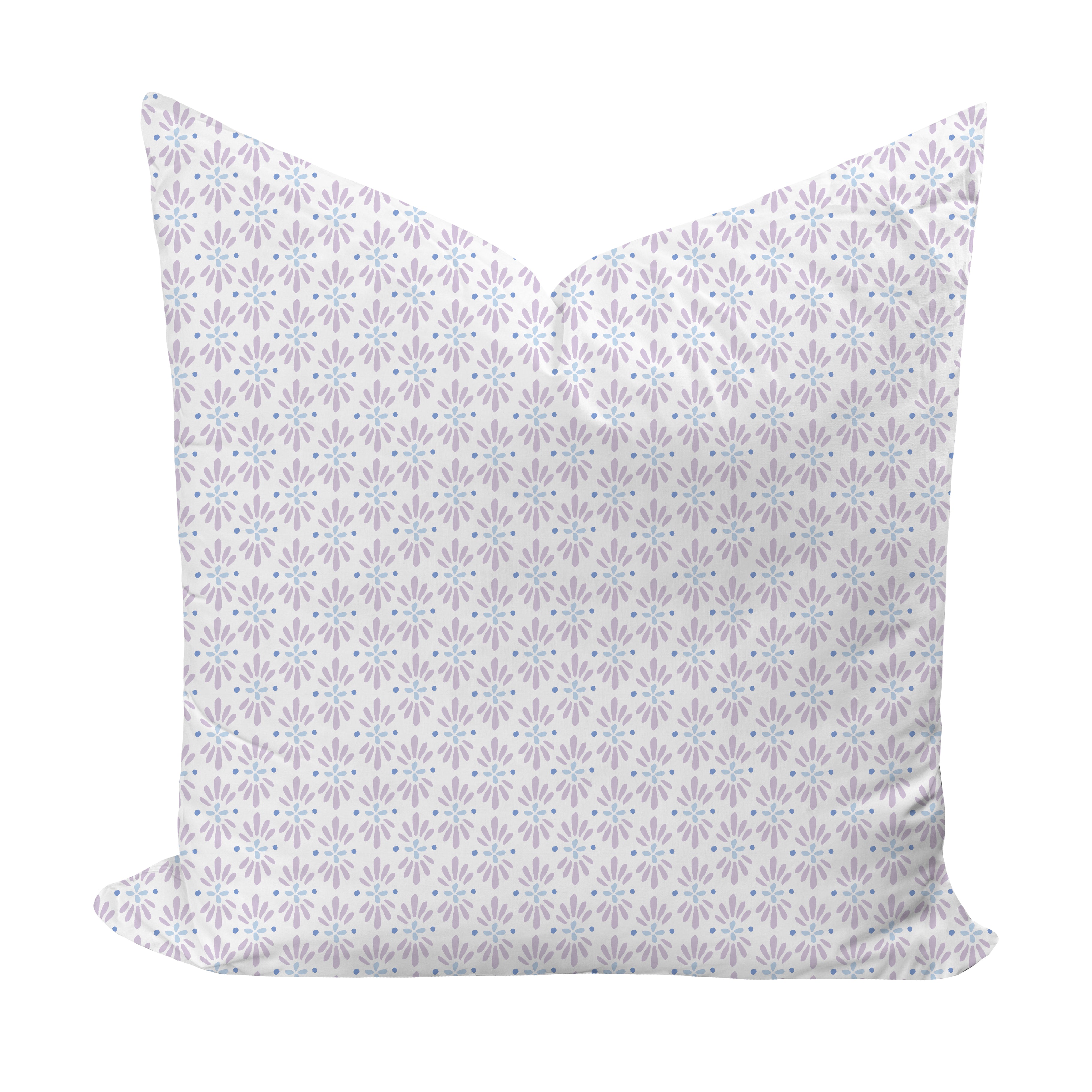 Betts in Lilac by Camilla Moss Pillow Cover
