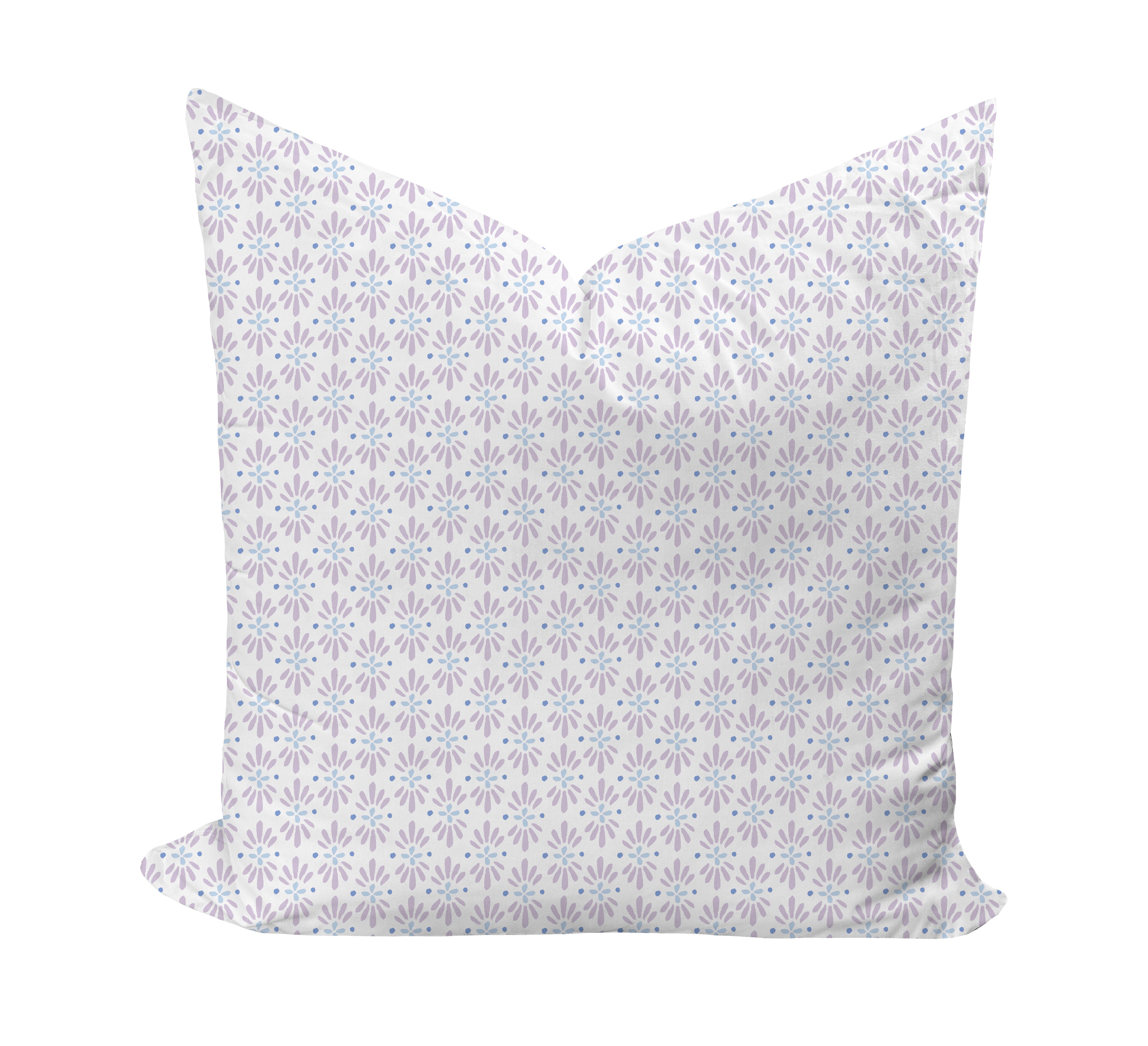 Betts in Lilac by Camilla Moss Pillow Cover