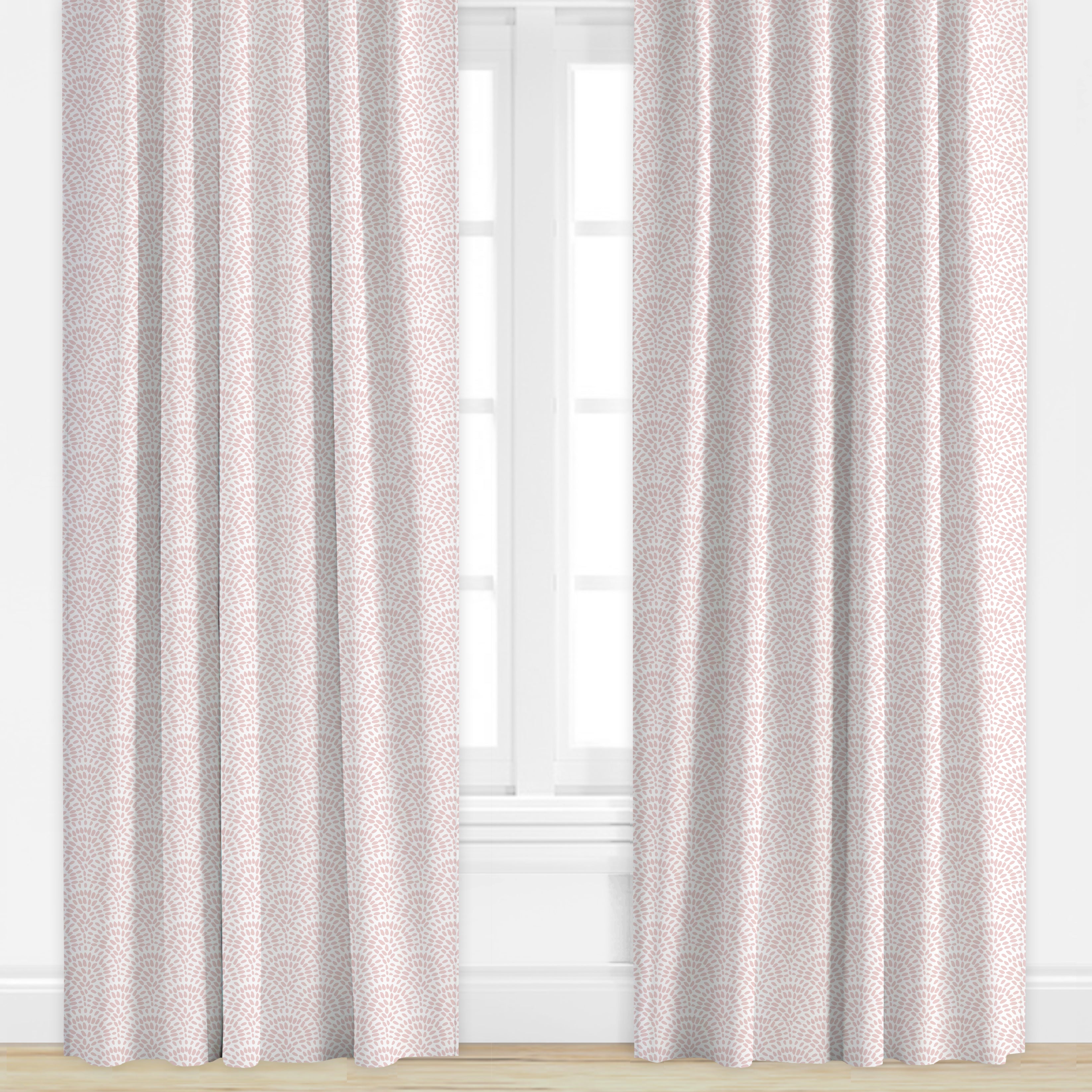 Patterned drape in pink by Camilla Moss