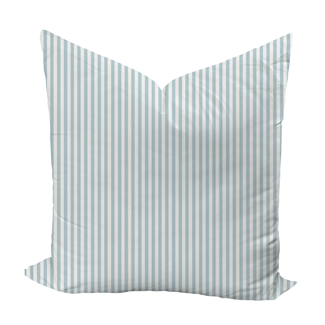 Carlisle Stripe Pillow Cover in Ice-WWH