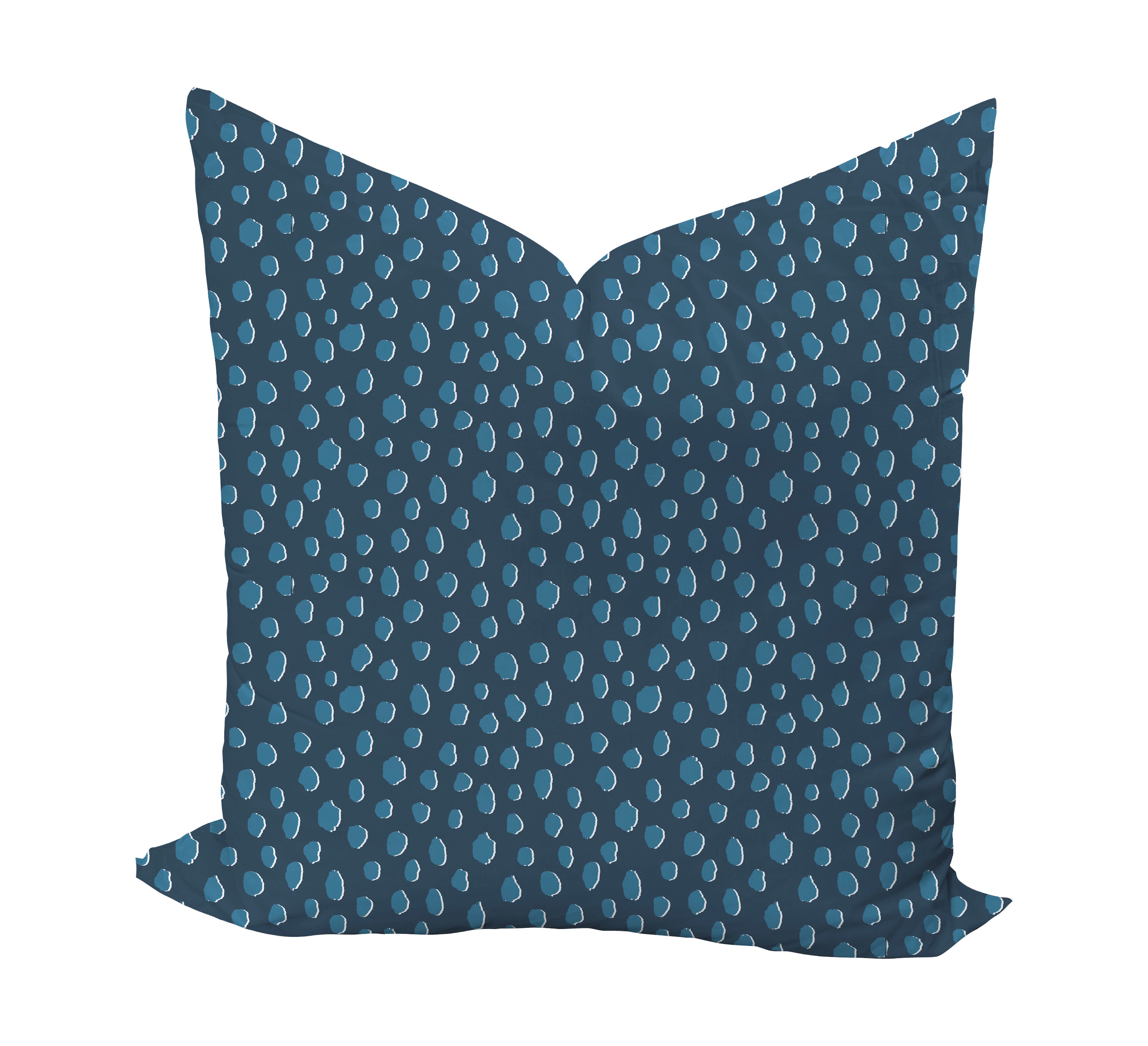 Dotty in Admiral Pillow Cover-WWH