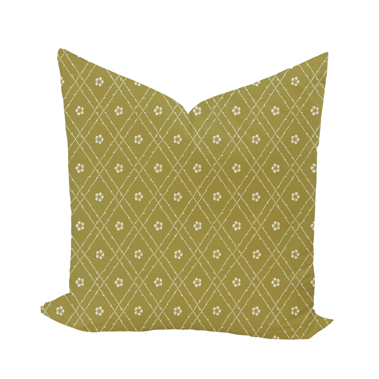 Emily Pillow Cover in Dijon Reverse-WWH