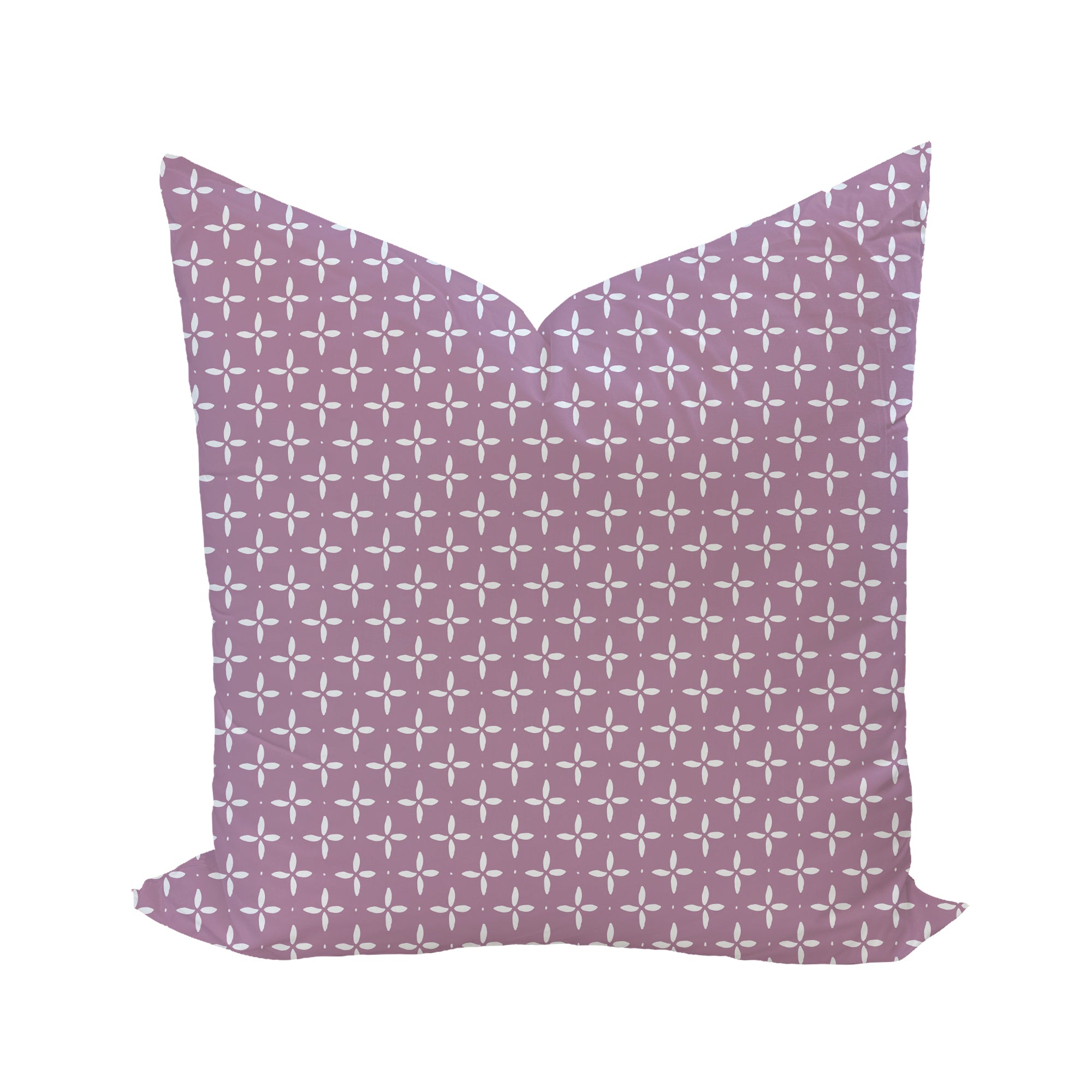 Folly Star Reverse Pillow Cover in Orchid-wwh