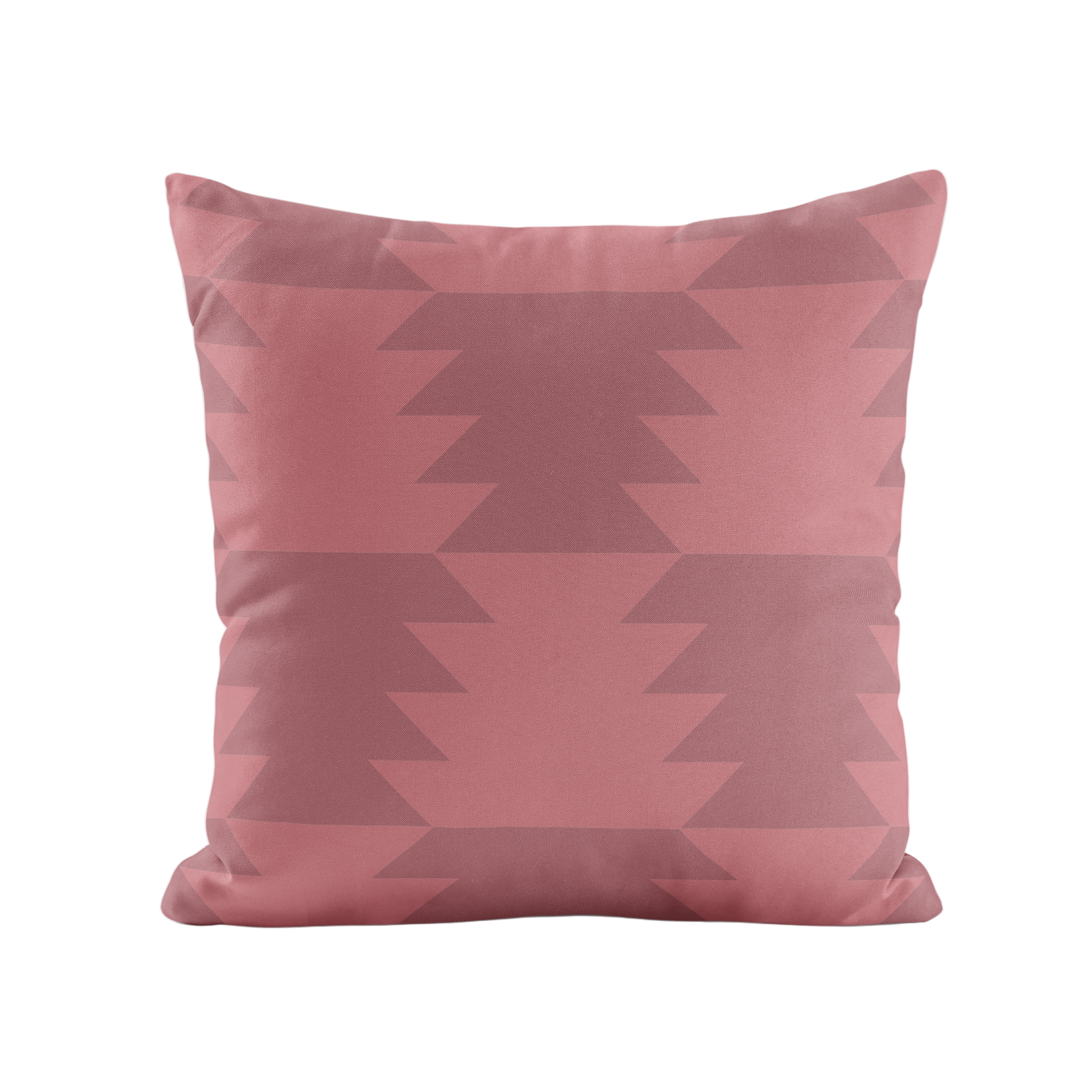 Geometric patterned pillow in magenta