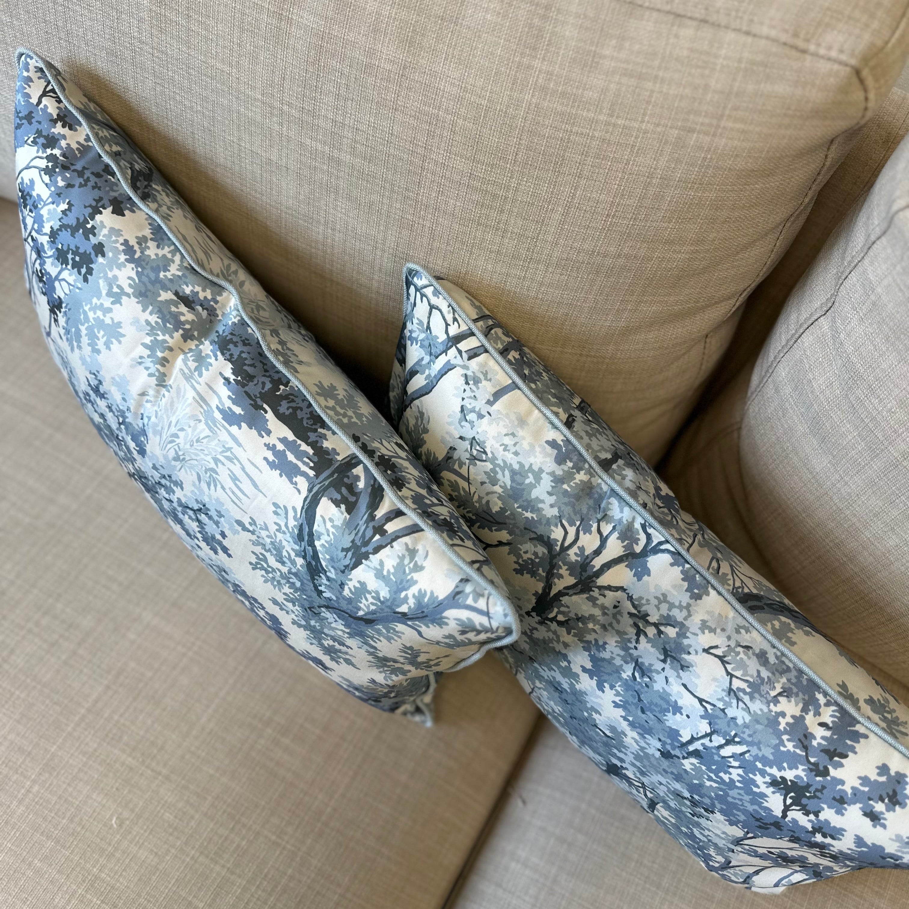 Ginger Pillow Cover in Slate-WWH4