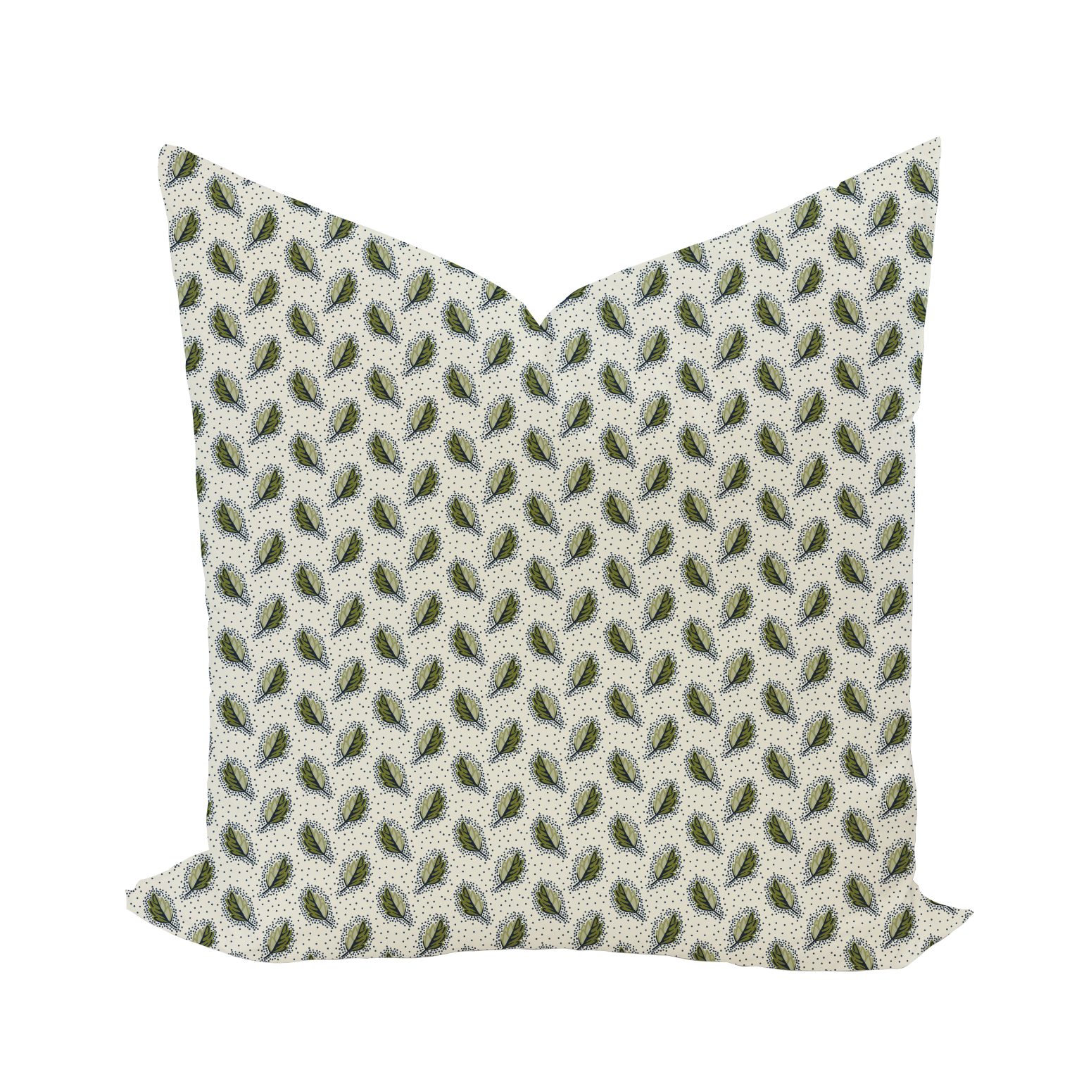Hunter Pillow Cover in Olive/Admiral-WWH