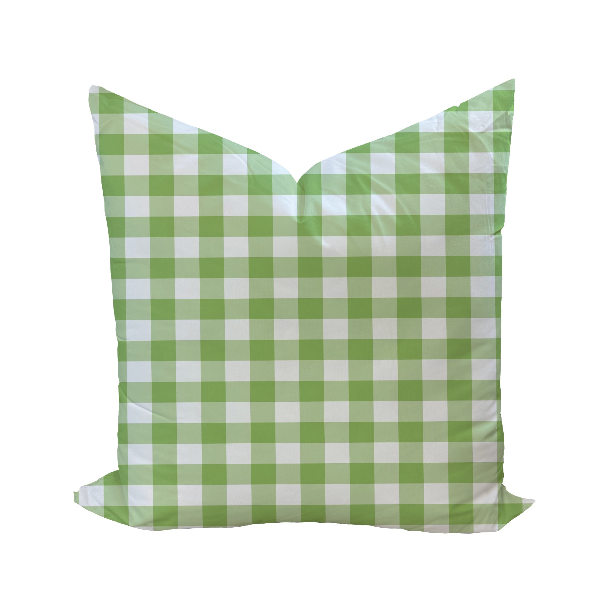 Iva Check Pillow Cover in Moss-WWH