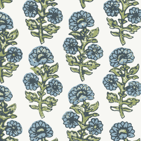 Kathryn Pillow Cover in Rain-WWH3