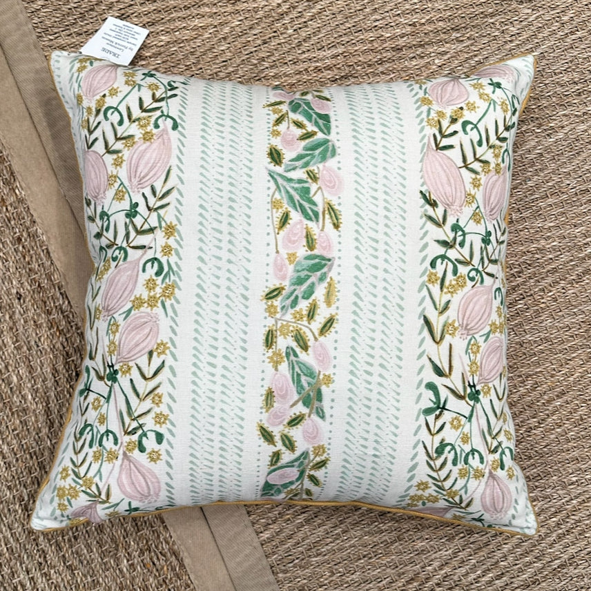 Floral pillow by Ferrick Mason