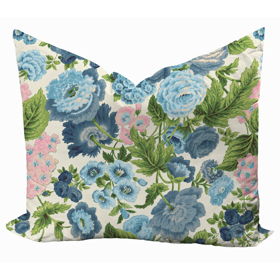 Martha Pillow Cover in Ballet & Blue-WWH2