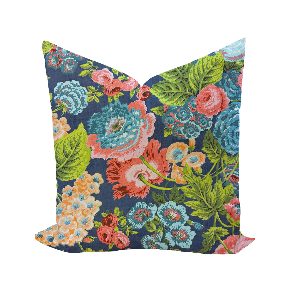 Martha Pillow Cover in Navy – Wheaton Whaley Home
