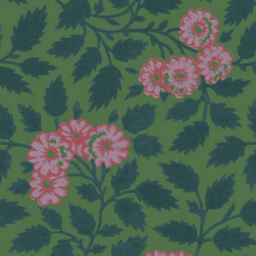 Maggie in Teal & Orchid on Emerald - Wheaton Whaley Home Exclusive
