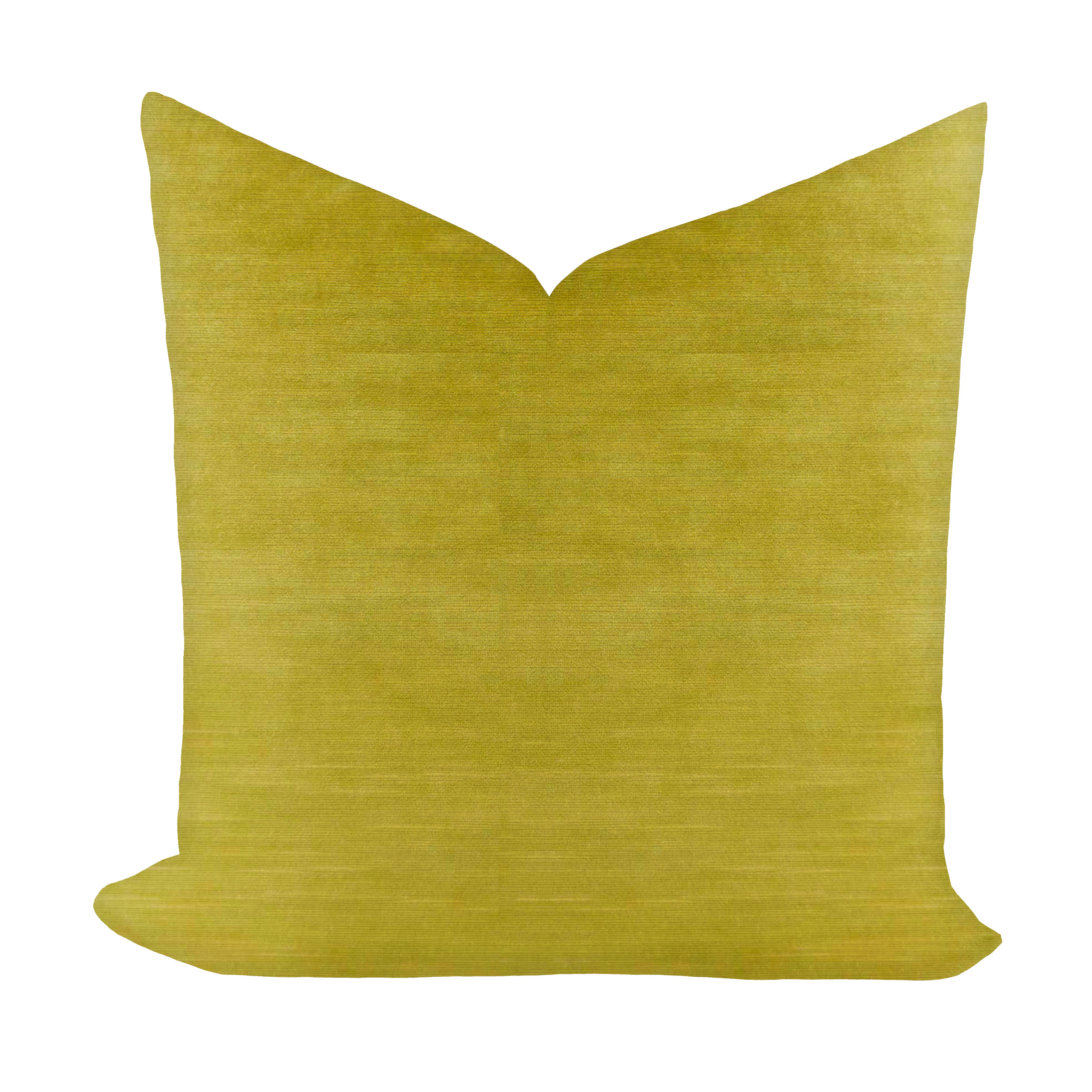 Wheaton Whaley Home Fabricut Velvet in Chartreuse Pillow Cover