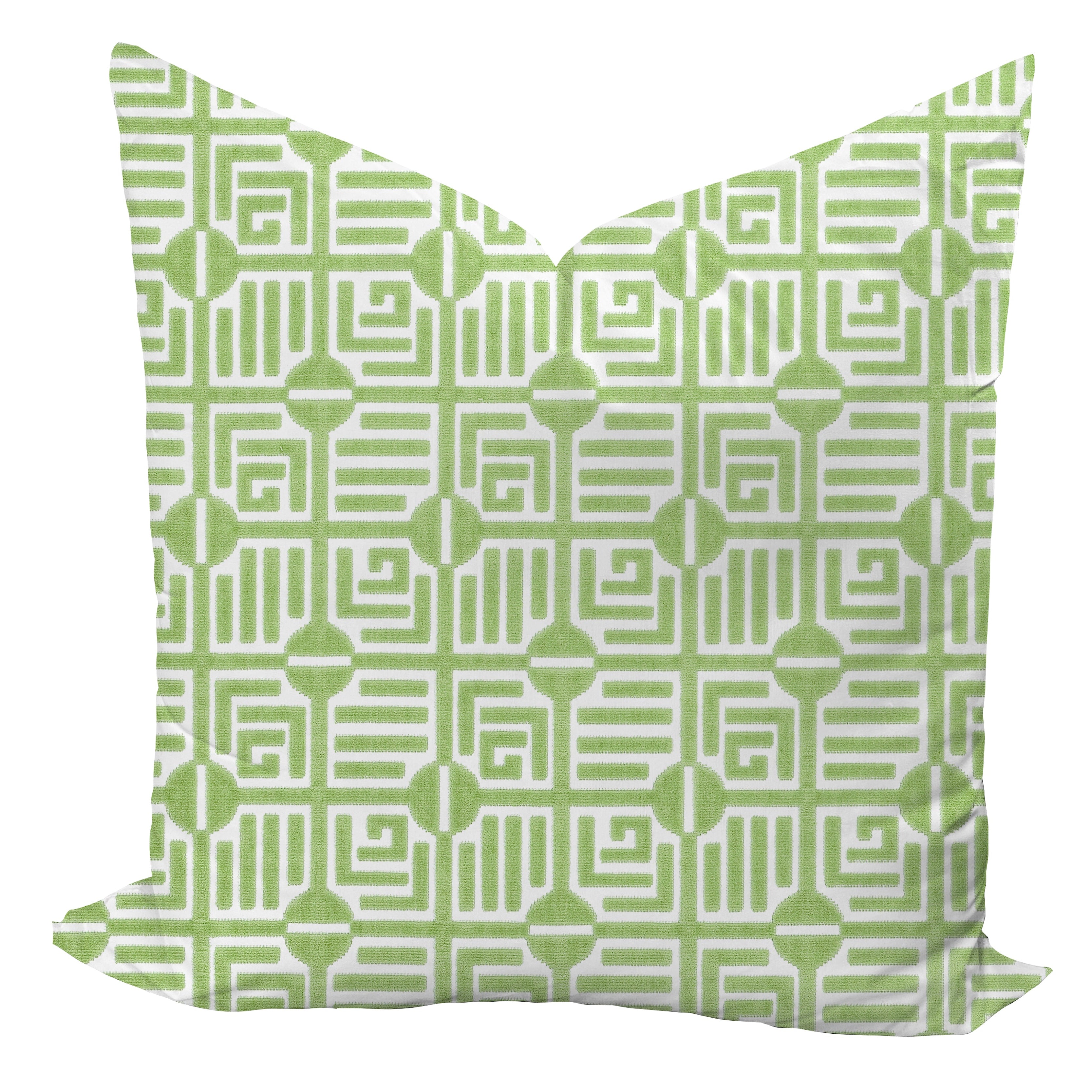 Wheaton Whaley Home Labyrinth in Sage Pillow Cover