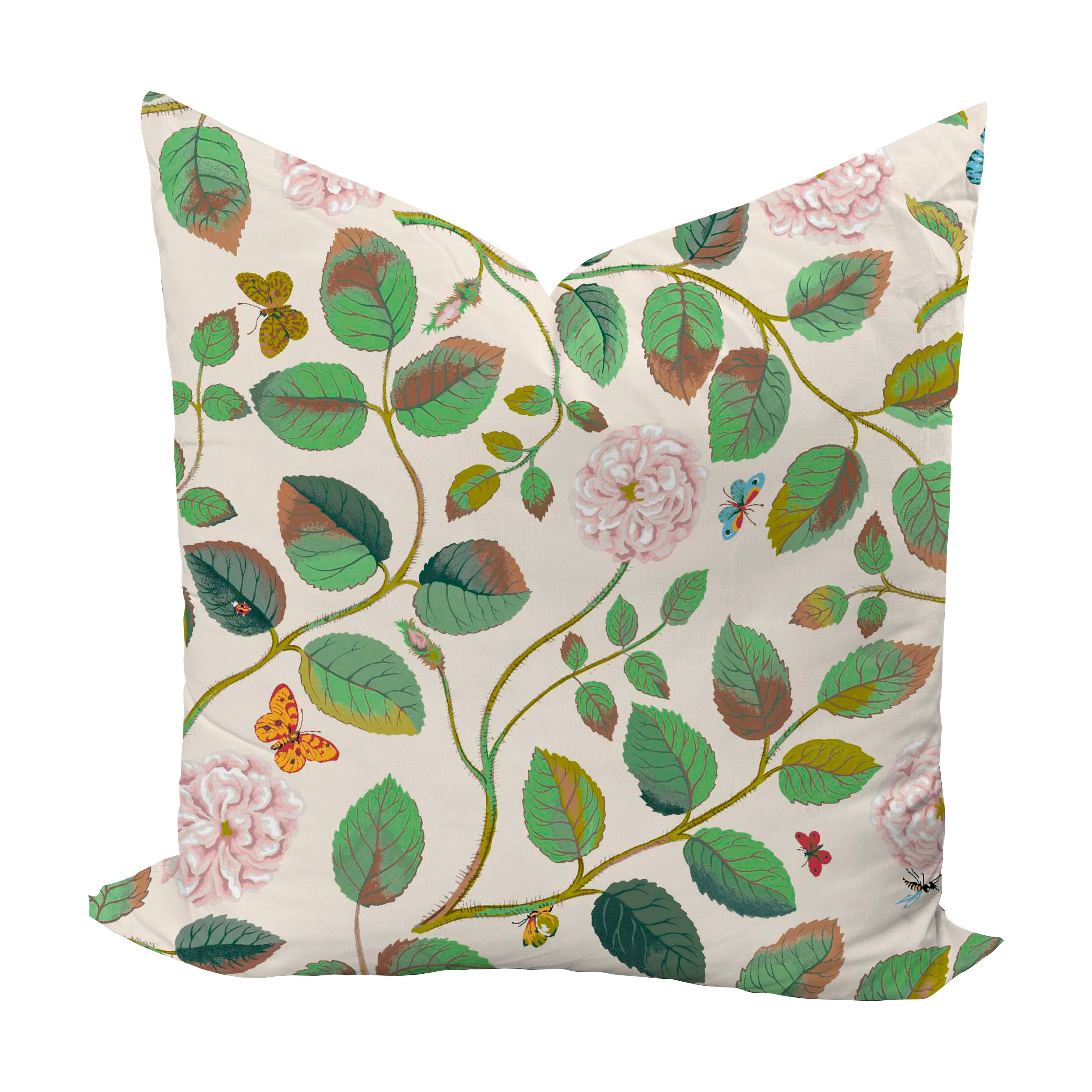 Wheaton Whaley Home Wandering Rose Pillow Cover