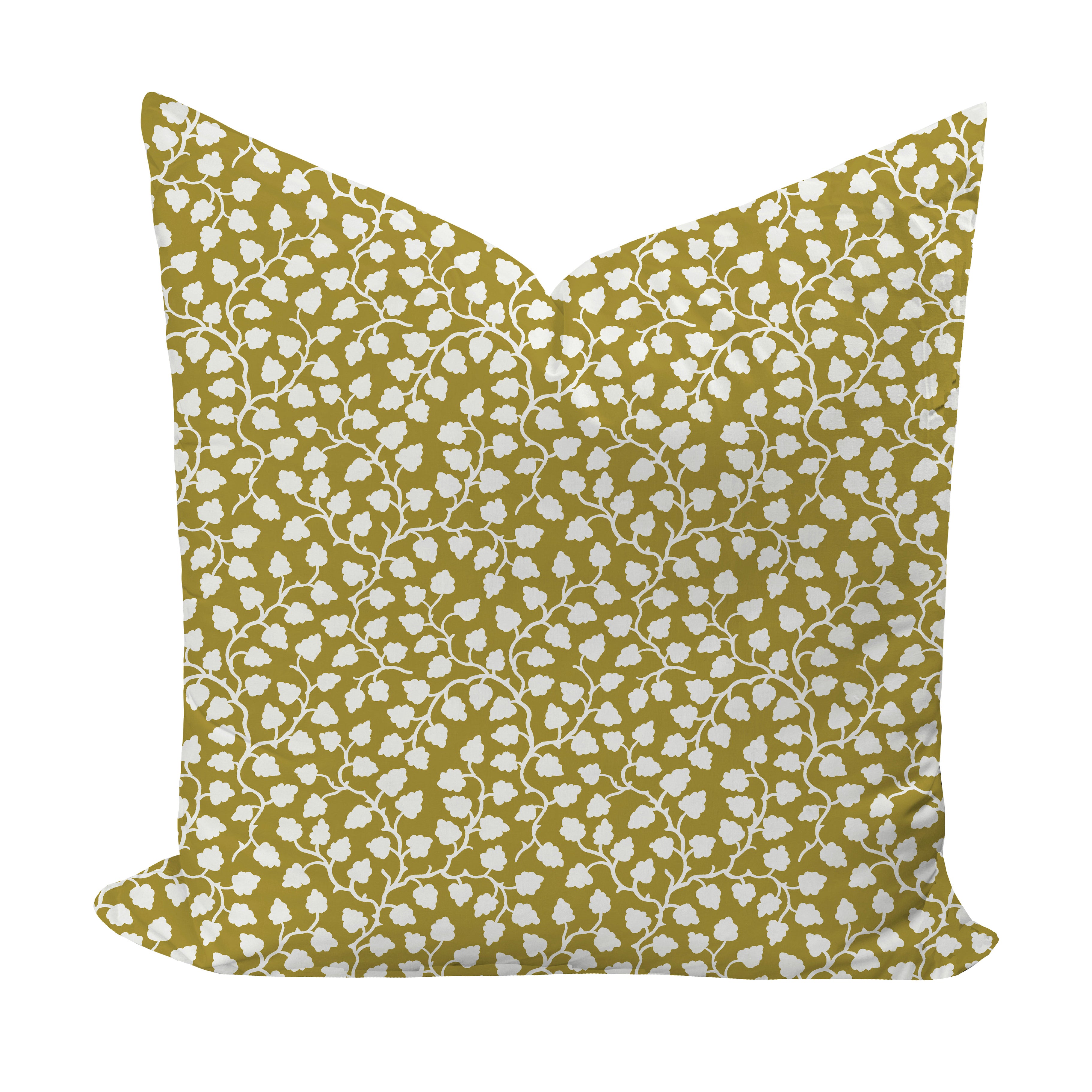 Wheaton Whaley Home Audrey in Dijon Reverse Pillow Cover