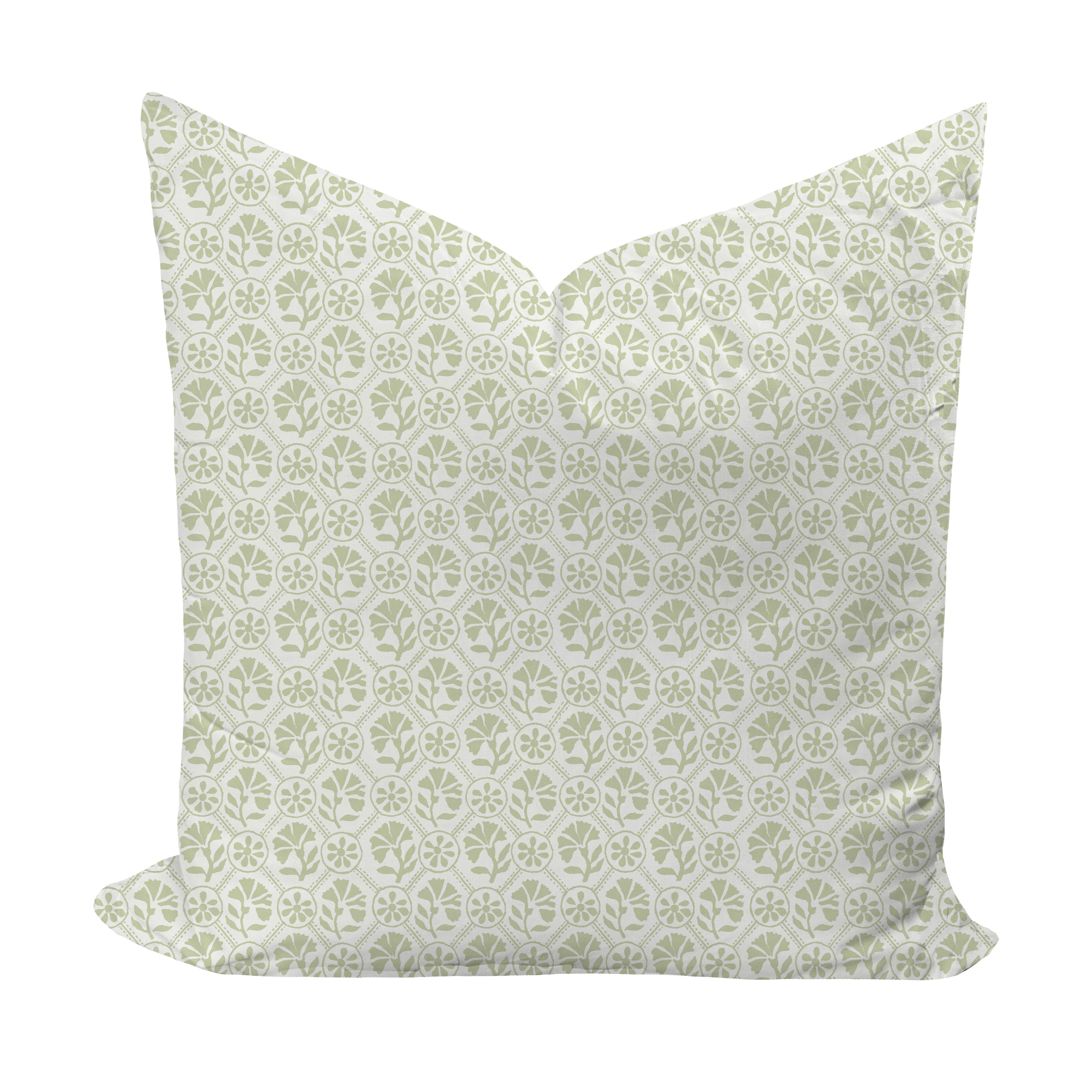 Wheaton Whaley Home Sophie in Celedon Pillow Cover