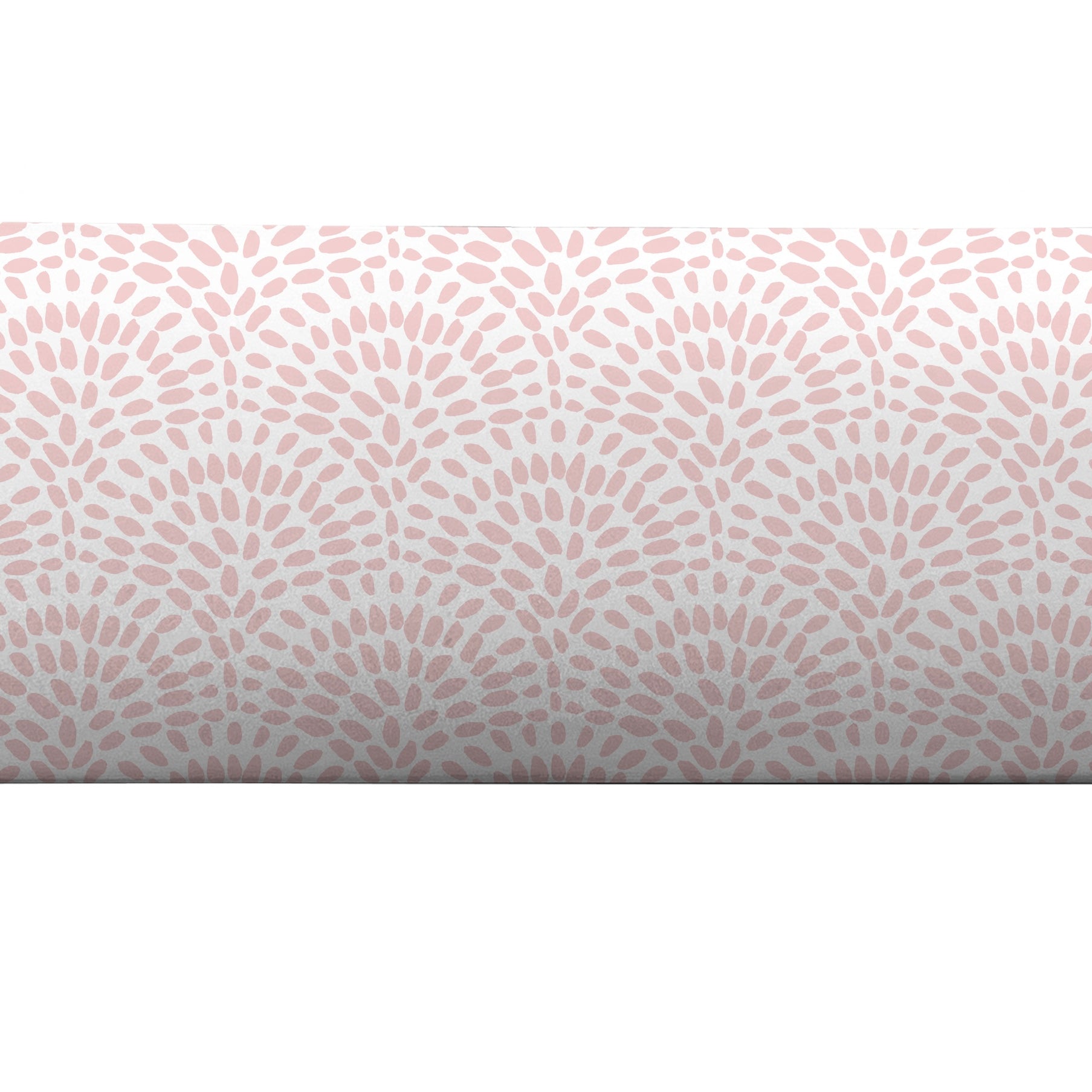 Bolster Pillow Cover in pink block print by Camilla Moss