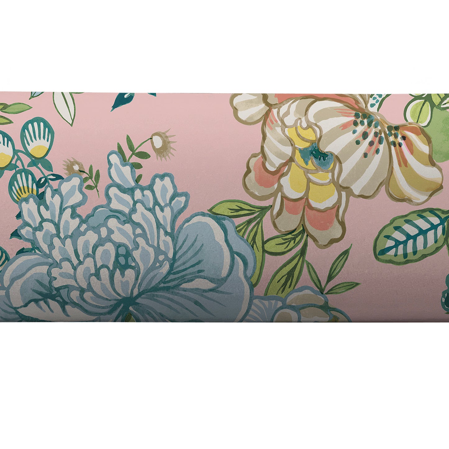 Wheaton Whaley Home Peony Garden in Blush by Thibaut Bolster