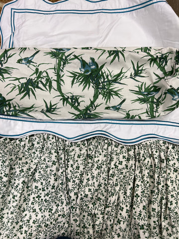 Ready to Ship :: Janie in Emerald/Storm Queen Bed Set