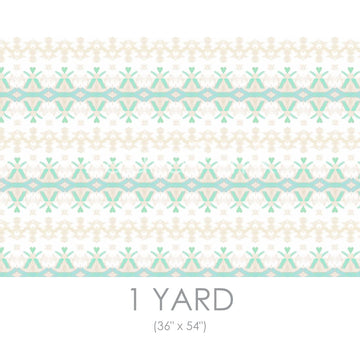 Parisian Aqua Fabric by the Yard