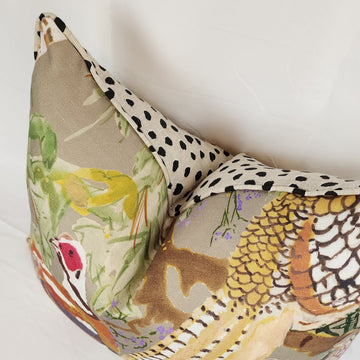 WWH Faves - Game Birds by Lee Jofa with animal print back