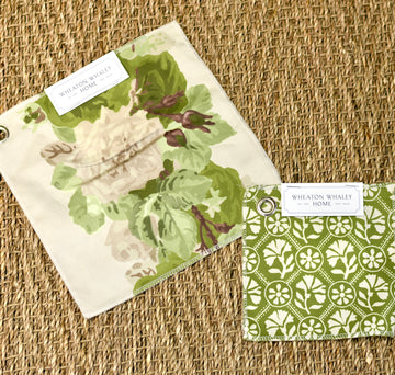 Primary Bedroom Sample Set: Eliza Jane Olive + Sophie Olive Reverse