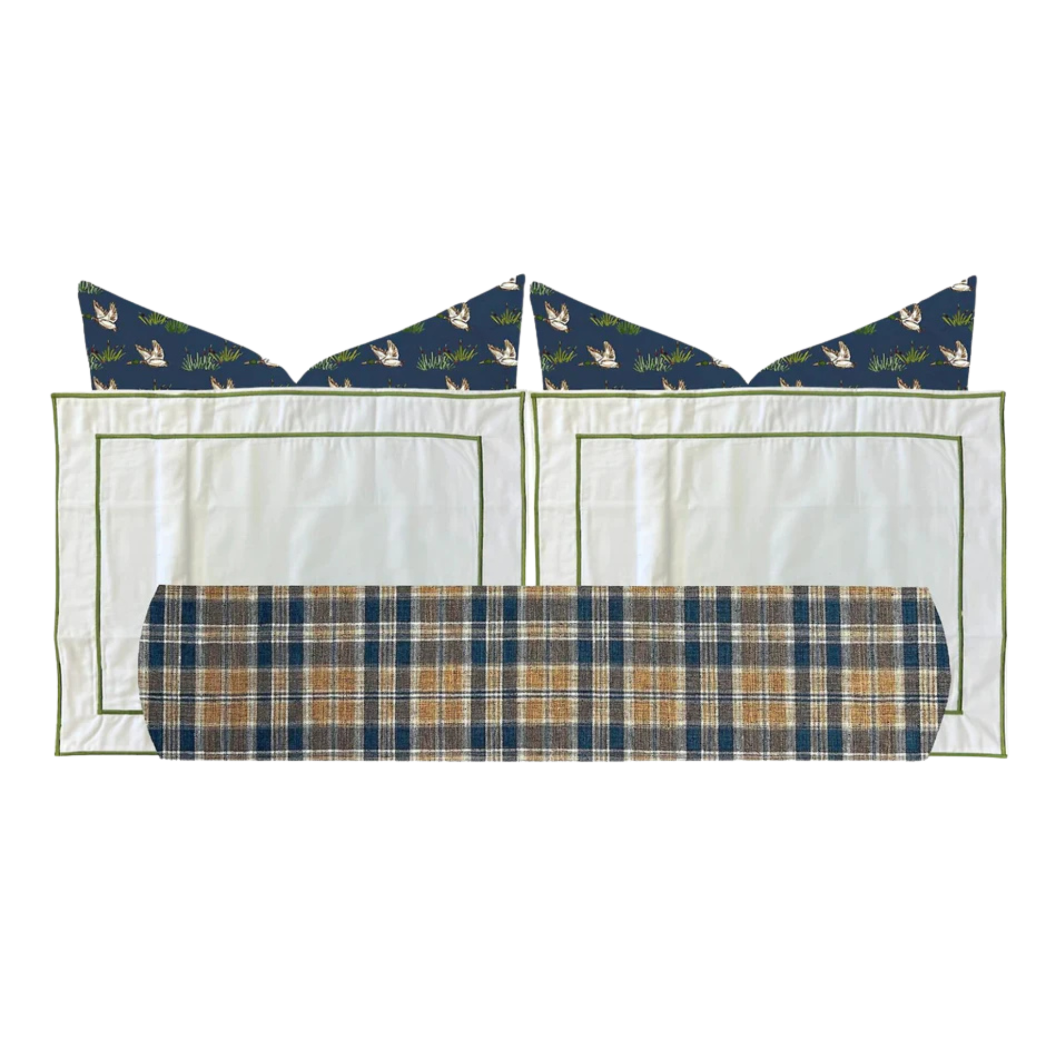 Mac Duck in navy + Dodson Plaida