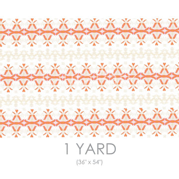 Parisian Orange Fabric by the Yard