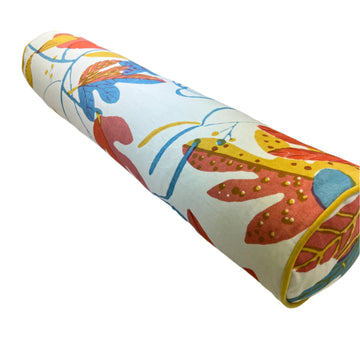 Ready to Ship :: Matisse Leaf in Coral Bolster with 9x38