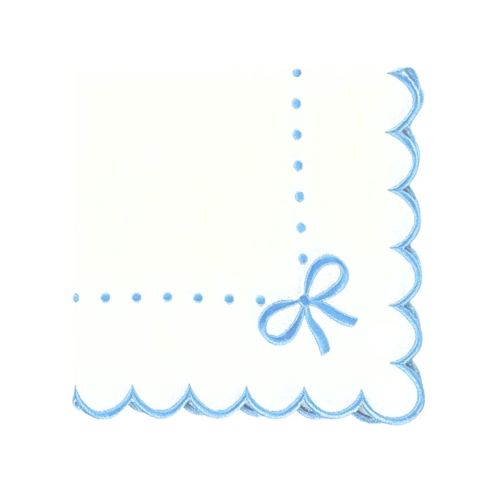 Wheaton Whaley Home Studio Collection Juliet Bows Napkins - Thumbnail 2