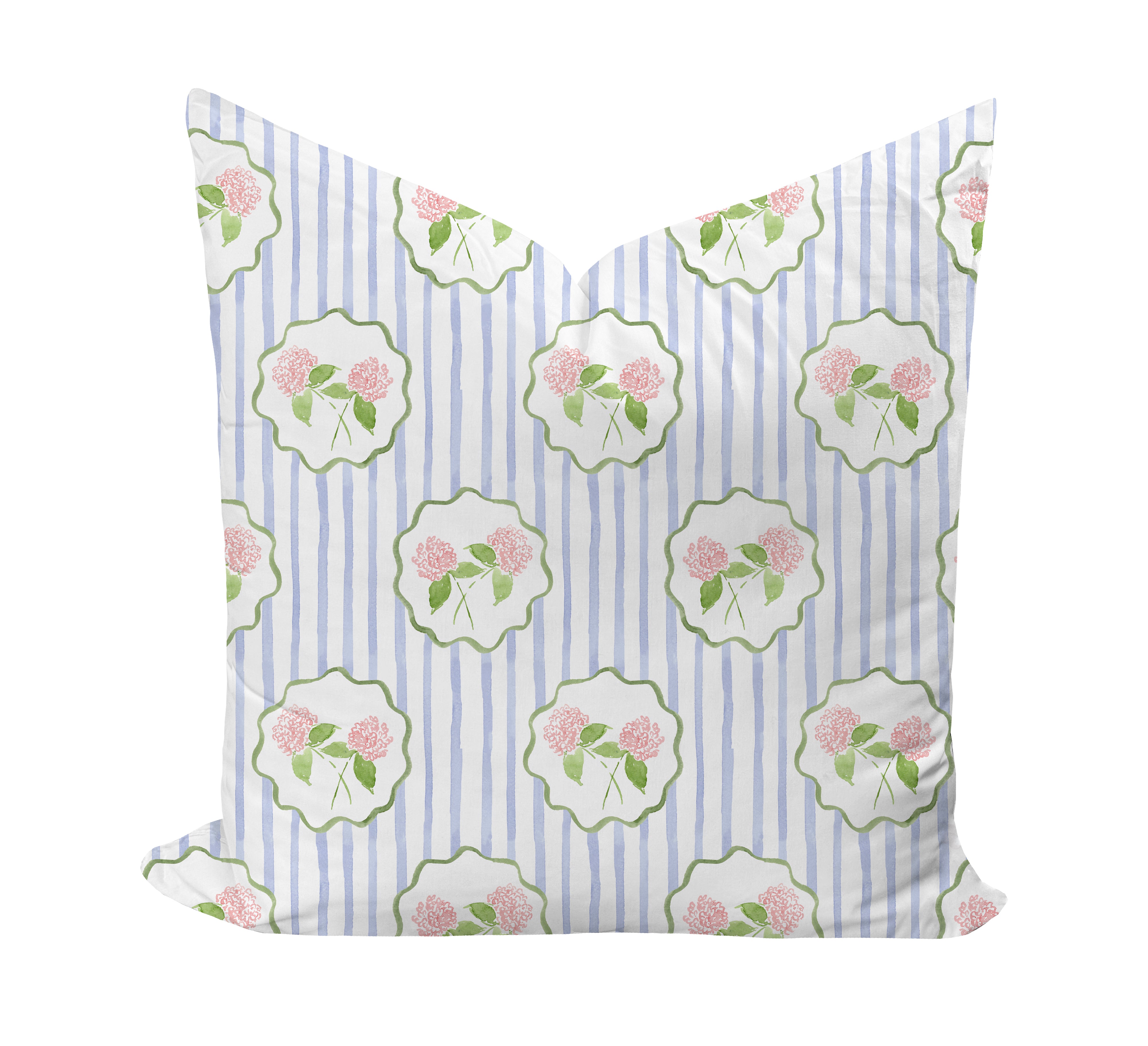 Blakeley in periwinkle by Camilla Moss Pillow Cover