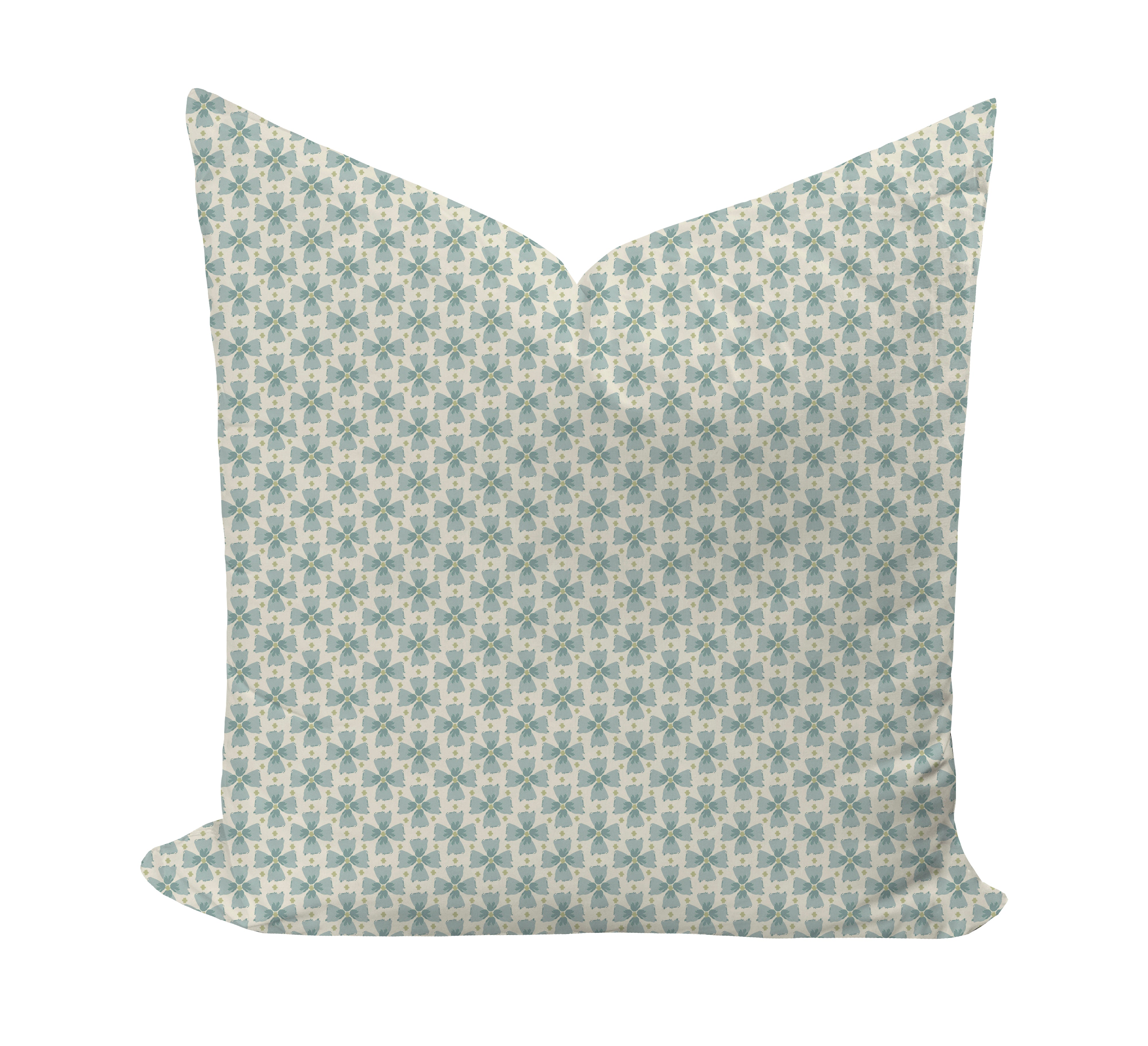 Annie by Camilla Moss in Tidal Blue Pillow Cover