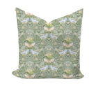 Floral and bird patterned pillow cover by Camilla Moss