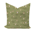 Scout in Olive by Camilla Moss Pillow Cover