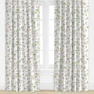 Floral patterned drape in pink and green by Camilla Moss
