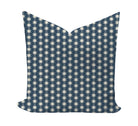 Star print pillow in navy