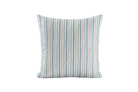 Striped pillow in blue and lavender