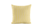 Yellow striped pillow cover