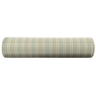 light blue plaid bolster cover
