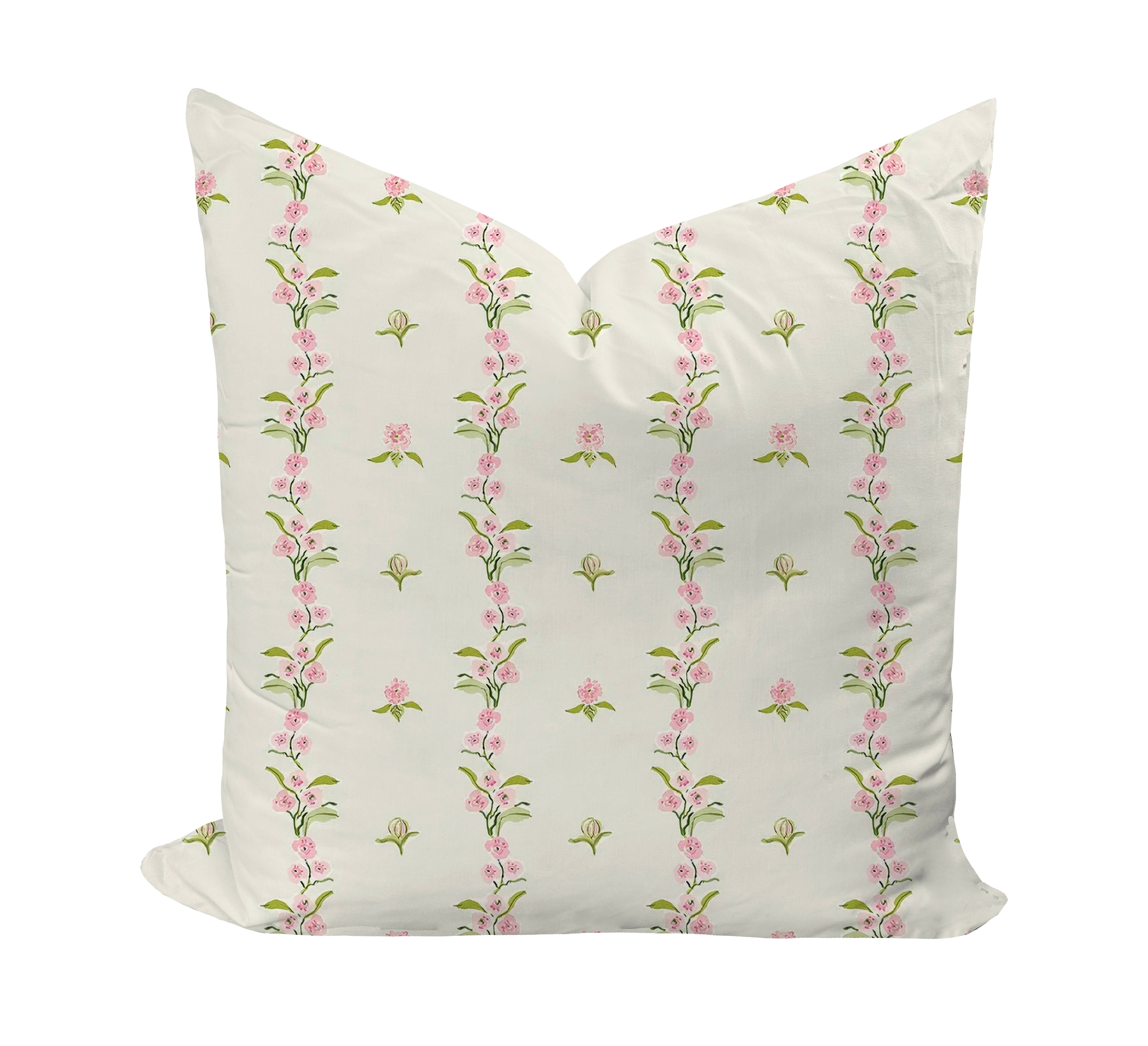 Dainty floral pillow cover by evelyn henson