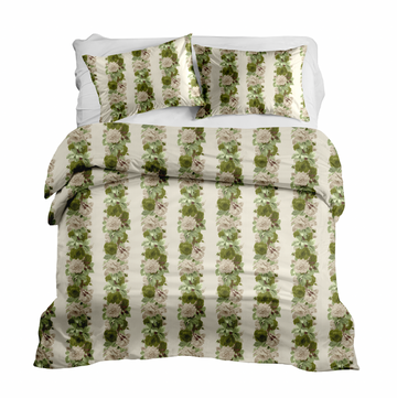 Eliza Jane in Olive Duvet Cover