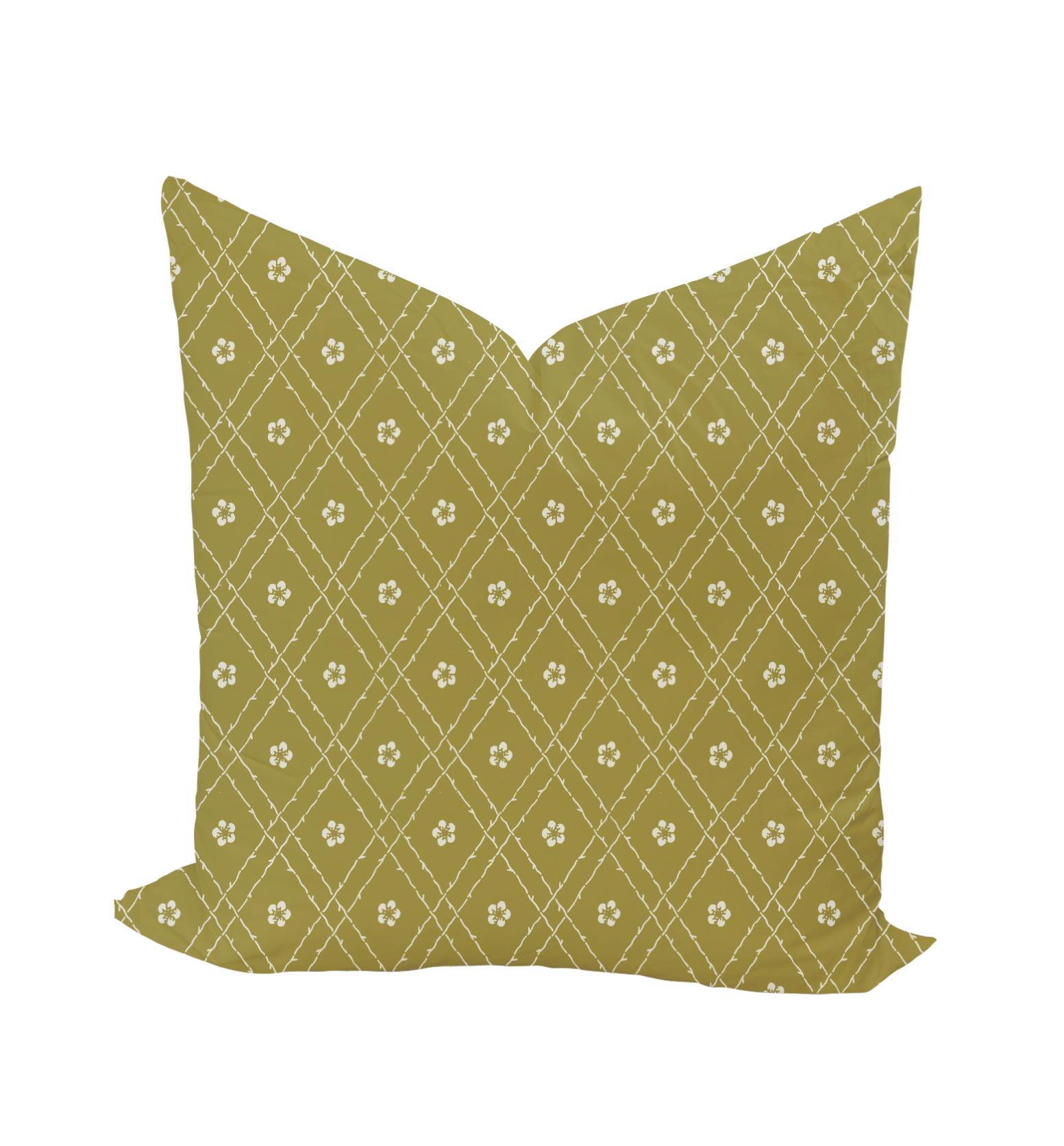 Emily Pillow Cover in Dijon Reverse-WWH