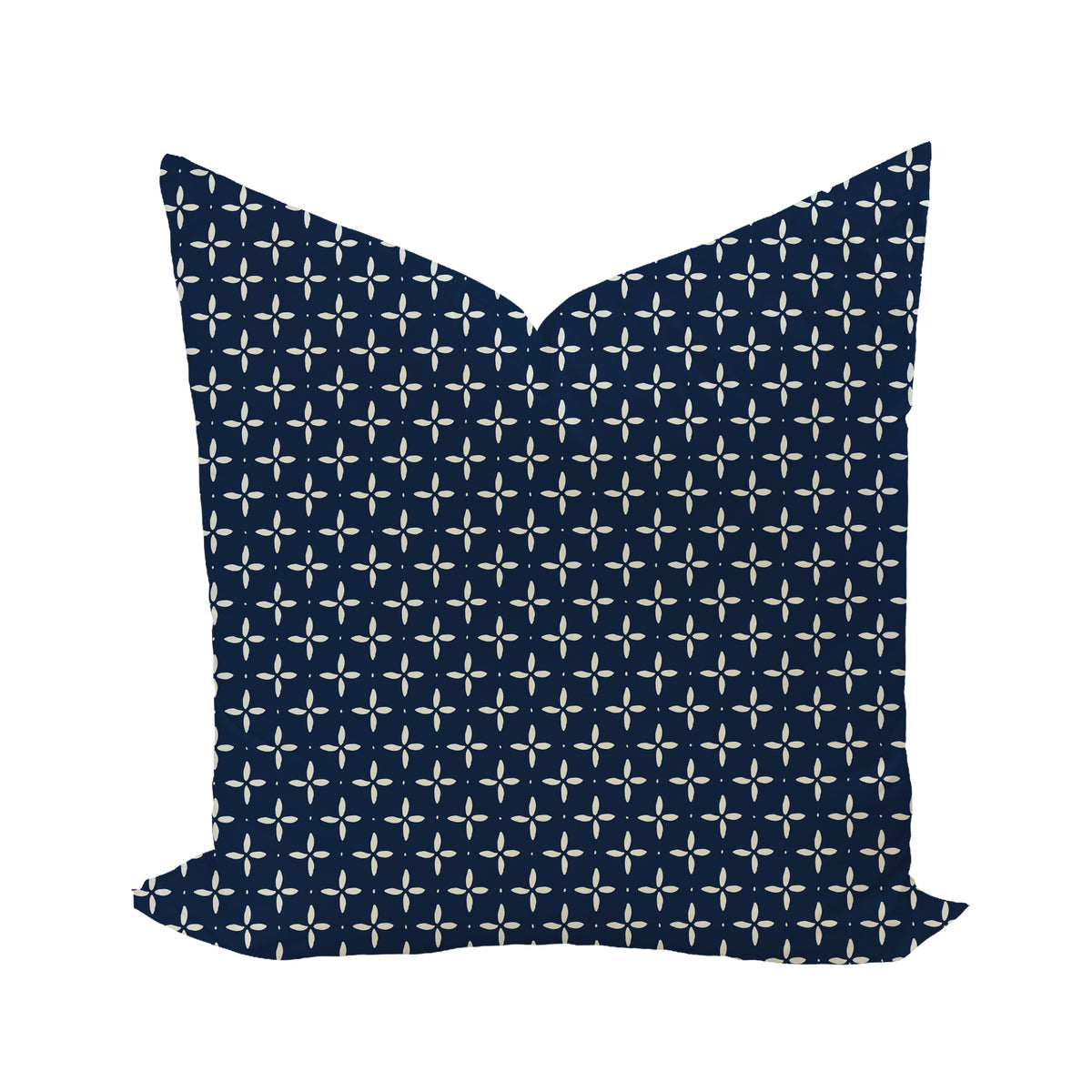Folly Star Pillow Cover in Admiral Reverse – Wheaton Whaley Home