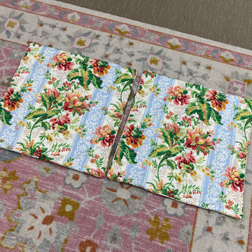 FINAL Final Markdown :: Vintage Schumacher Floral (PAIR)