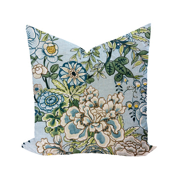 Peony Garden in Spa Blue by Thibaut