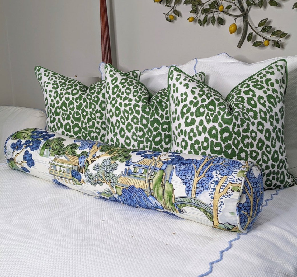 Seaside in Blue by Thibaut/One outlet Pillow